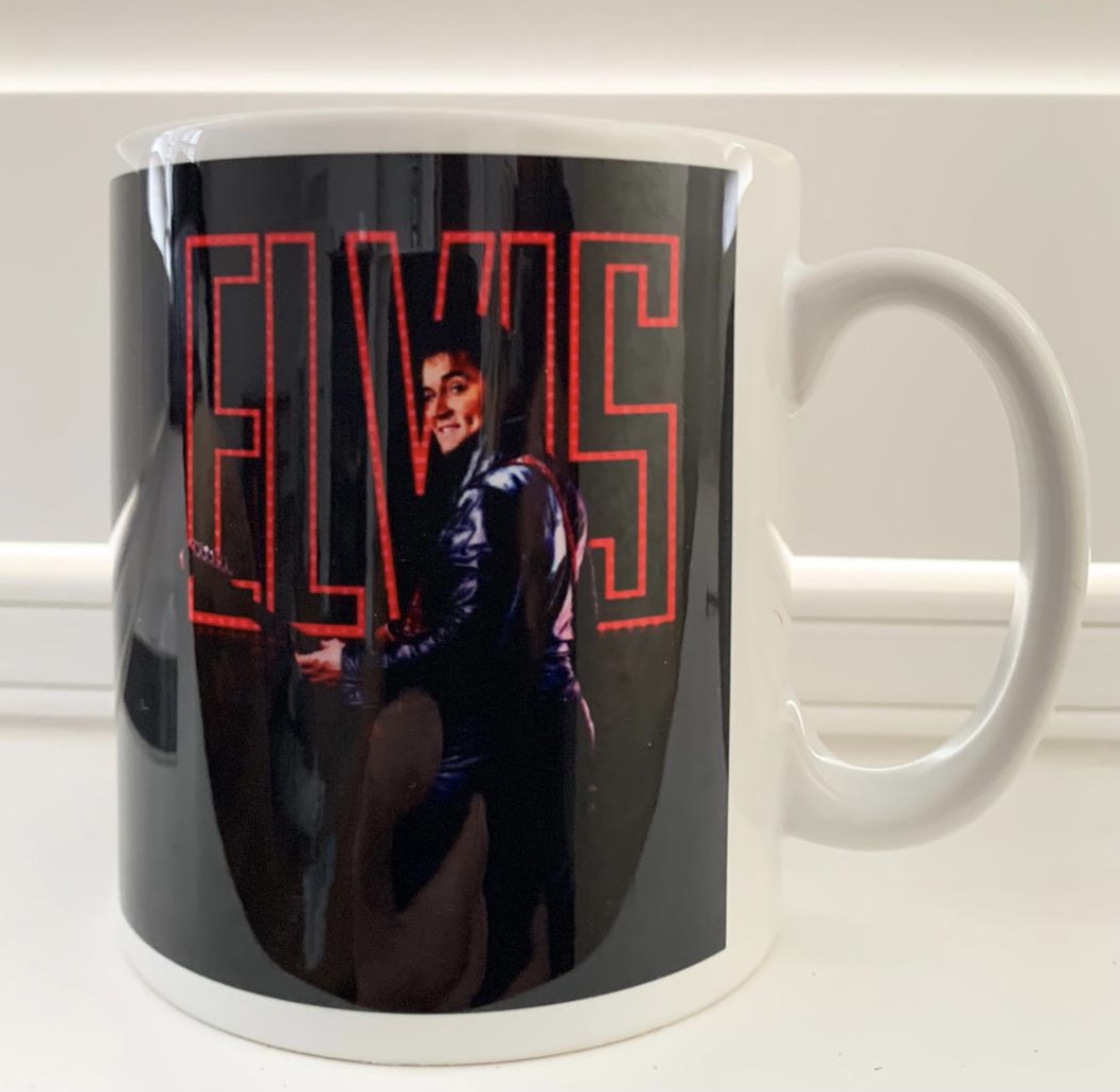 Ben Portsmouth as Elvis Ceramic Mug – Taking Care of Elvis